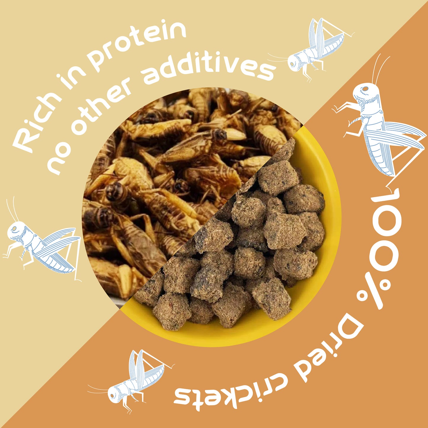 Cricket Insect Protein Pellets Pet Food 5.82oz