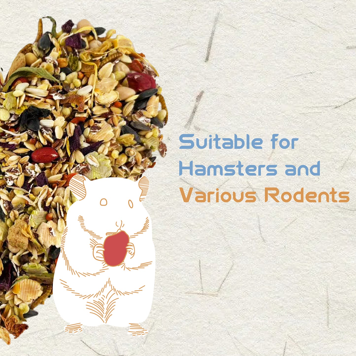 Natural Garden Fruit and Vegetable Hamster Food